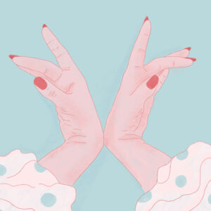 illustration flamenco hands